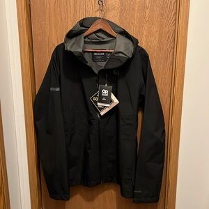 Outdoor Research - Black Rain Jacket NWT, Foray II - men’s XL